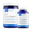 Estacas esenciales L-Glutamina Home " Away Bundle - L Glutamine Powder " Capsules