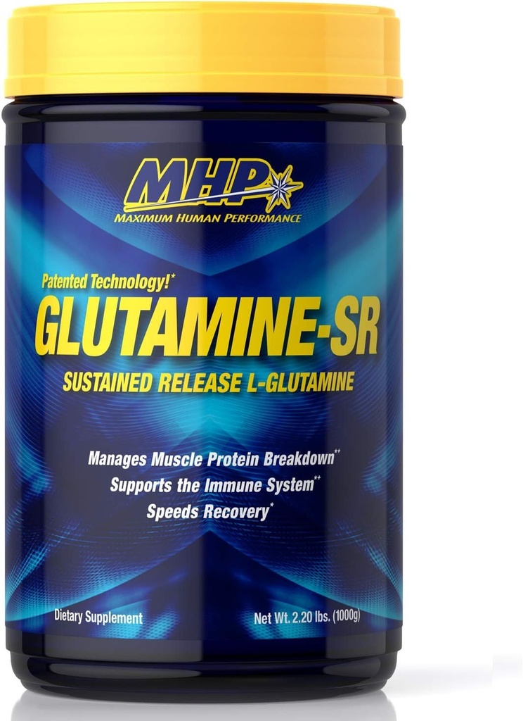 MHP Glutamine SR, Immune Health, Muscle Recovery, Support Muscle Mass, Speed Recovery, 160 Servings, 2.2 Libra (Pack of 1)