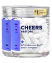 Saludos Restaurar Silencioso Suplemento con DHM + L-Cysteine ← Se siente mejor después de beber &amp; Apoyar Su Vida útil 24 Doses Silencio Dihydromyricetin, Cysteine, Prickly Pear, B-Vitamins, Ginger