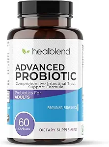 Probiotics for Digestive Health, 11.5 Billion CFU per Serving: DE111, Lactobacillus, Bifidobacterium, Acidophilus Probiotic Supplement, Bloating, Gas and Constipation Relief, 60 Capsules
