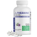 Bronson L-Theanine 200mg (Double-Strength) con la hierba de la flor de la pasión, suplemento de gestión libre de soja sin gluten, 120 cápsulas