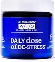 Swanson WIO Dosis diaria de DE-Stress Stress Support, Relaxation, Feel Calmer, Rest Better, Less Stress, Lactium Milk Protein Peptide, Adaptogen, Wellness, 30 Capsules (30-Day Supply)