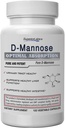 Laboratorios Superiores D-Mannose 500 mg, Ausorción Optimal Pura No GMO Prebiótico, Urinary Tract, Vejiga " Kidney UTI Support, Digestive " Liver Health Aid, IC Relief for Women " Men, 120 Veg Caps