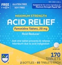 Rite Aid Acid Reducer, Maximum Strength Famotidine Tablets, 20 mg - 2 Botellas, 85 Cuenta Cada (170 Conde Total) Silencio Heartburn Relief ← Acid Reflux peru Antacid Chews & Tablets, Heartburn Chews & Tablets