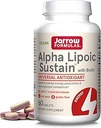 Fórmulas Jarrow Lipoic Sustain with Biotin, 300 mg Ácido Lipoico alfa, Antioxidante universal, Suplemento dietético, 60 Tabletas Veganas, hasta un suministro de 60 días