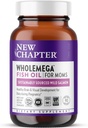 Nuevo capítulo Wholemega para las mamás suplemento de aceite de pescado, pequeñas cápsulas, 2000 mg por ser, DHA prenatal con Omega-3 + vitamina D3 para soporte postnatal " , 500 mg cada - 90 cuenta