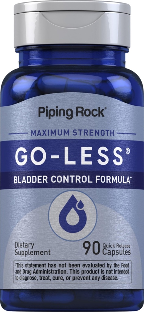 Piping Rock Bladder Control Pills for Women and Men TENIDO 90 Capsules TEN Maximum Strength Fórmula ANTE Pumpkin Seed Extract ← Non-GMO, Gluten Free Supplement