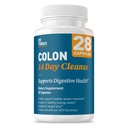 Dr. Tobias Colon 14 Day Cleanse, Advanced Gut Cleanse Detox for Women &amp; Men with Cascara Sagrada, Psyllium Husk, Senna Leaf &amp; Probiotics, Non-GMO Colon Cleanse, 1 Botella de 28 cápsulas (1-2 Daily)