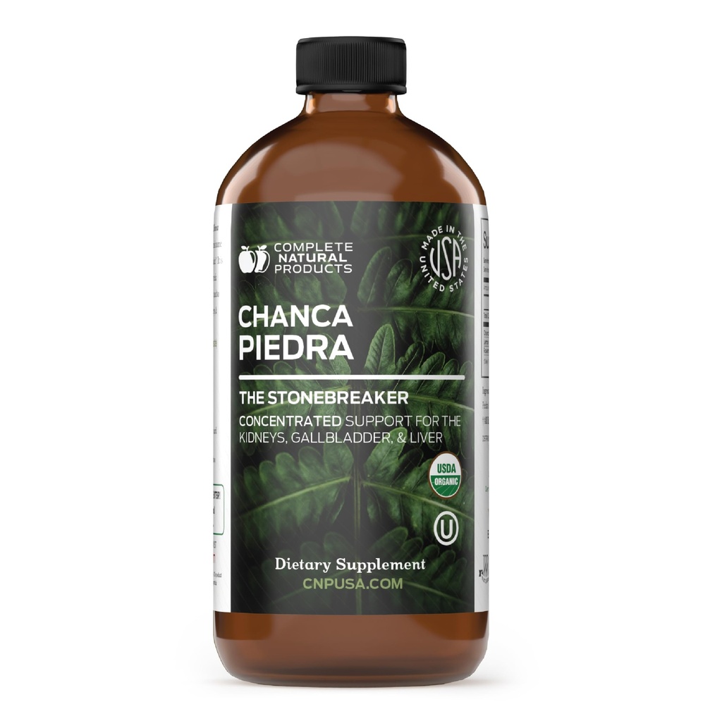 Orgánica Chanca Piedra Concentrate &amp; Extract 16oz - Phyllanthus Niruri - Natural Liquid Stone Breaker & Crusher Tincture