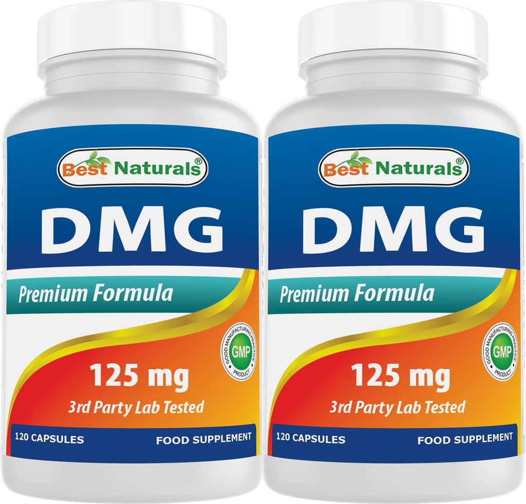 Mejores Naturales DMG 125 mg 120 cápsulas (120 Conde (Pack de 2))
