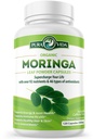 PURA VIDA MORINGA Capsules Single Origin Moringa Powder Organic. Pure Moringa Leaf. Energía, Metabolismo, &amp; Apoyo Inmunitario. 120ct. 500mg Caps.