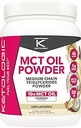 Ketologic MCT Oil Powder Unflavored (1 LB) – Keto Coffee Creamer & Energy Support – 41 Servings of Medium Chain Triglycerides for Focus & Fuel