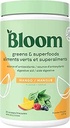 Bloom Nutrition Superfood Greens Powder, Enzymes Digestivos con Probióticos y Prebióticos, Gut Health, Bloating Relief for Women, Chlorella, Green Juice Mix with Beet Root Powder, 25 SVG, Mango
