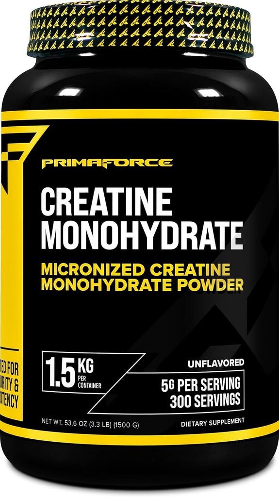 Primaforce Creatine Monohydrate Supplement – 1.5 KG - Micronized Powder