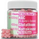SHIZAM 600mg NAC 2000 FU 100mg Nattokinase &amp; 400mg Reducido L Glutathione Gummies, N-Acetyl Cysteine Capsule Powder Pill Liquid Supplement/Supplements Alt, Organic N Acetylcysteine 1000mg 4000 600 mg