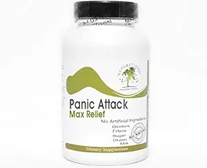 Panic Attack Max Relief ~ 90 cápsulas - No aditivos ~ Suplementos de la naturaleza
