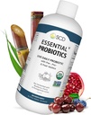 Probióticos esenciales SCD para mujeres, hombres, niños y niños pequeños, Probiótico en vivo para la digestión y la inmunidad, Suplemento Probiótico líquido de Gut Health con 11 Estrenos – 16.3 fl oz por SCD Probióticos