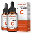 Liposomal Vitamin C 2000mg Liquid for Adults, High Absorption VIT C, Maximize Vitamin C, Immune System & Antioxidant Support, 60ML (2 Bottle)
