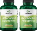 Swanson Lactobacillus Acidophilus - Probiotic Supplement Supporting Digestive Health with 1 Billion CFU Per Capsule - Promotes Bowel and GI Tract Health - (250 Capsules) 2 Pack