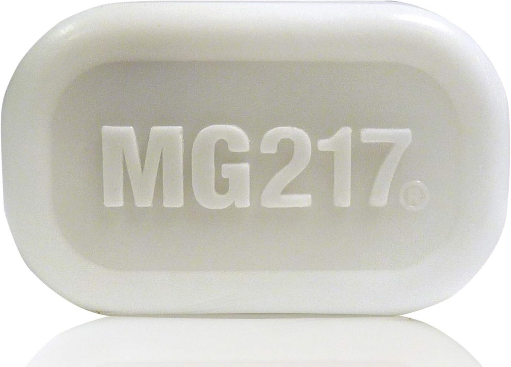 MG217 Psoriasis Dead Sea Exfoliating Bar Soap - Dead Sea Salt, Mud, Aloe Vera, Vitamina E & Rose Geranium Oil for Psoriasis Skincare, 3.2oz