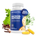 BioMatrix Biofilm Disruptor, GI Repair Digestive Supplement for Men and Women, Oil of Thyme, Oregano & Clove, Gut Microbiome & Intestinal Health Support | Microb-Defend (90 Softgels)