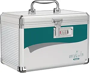 Caja de bloqueo de medicamentos con bloqueo de combinación, caja de bloqueo de medicamentos Inch¶,medical box organizer