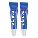 Abreva 10 Porcentual Docosanol Tratamiento de la úlcera fría, trata su ampolla de fiebre en 2,5 días - 0.07 oz Tube x 2