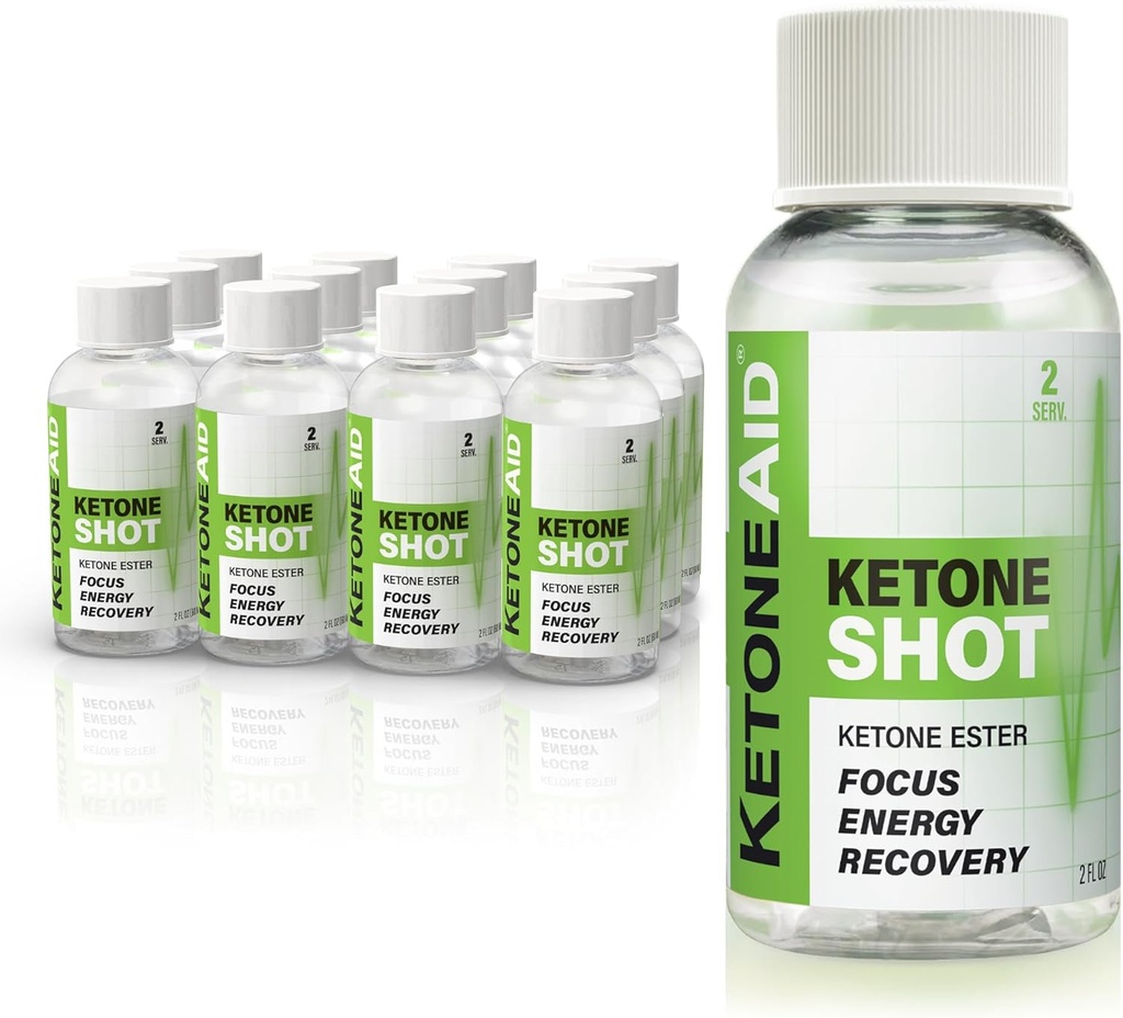 KetoneAid Ketone Shot ← Ketone Ester Energy ← No Sugar, No Caffeine (12 Conde)