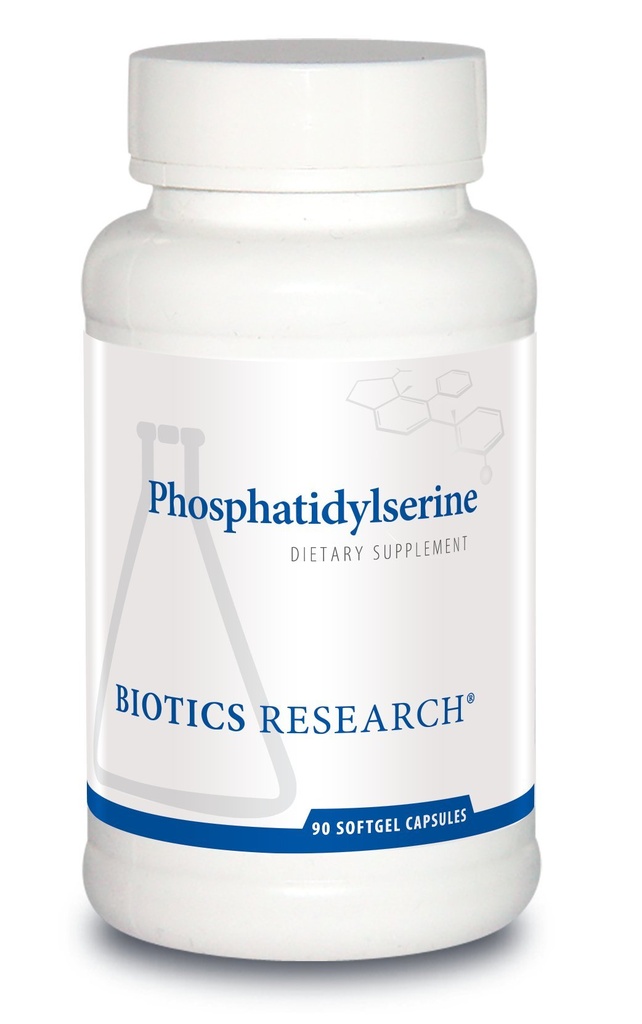 Biotics Research Phosphatidylserine apoya la salud cognitiva. Mejora la atención, apoya la memoria y el aprendizaje, maximiza la capacidad de ejercicio, 90 cápsulas Softgel