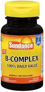 Sundance Vitaminas B-Complex 100% Valor diario, 100 Cuenta cada (2)