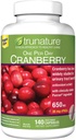 trunature Cranberry 650 mg, 140 cápsulas vegetarianas (2 Pack)