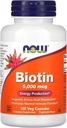 Ahora Foods Biotin 5 MG Vegetarian Capsules, 120 Conde