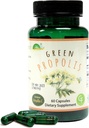 Greenbow Green Propolis – Genuine Brazilian Green Propolis, Contiene Artepillin C – Una de las más nutritivas empacadas (Capsule Vegan)