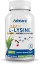 Palmara Health Clean L-Lysine 600mg, 120 Capsules peru Vegan, Non-GMO, &amp; Gluten Free