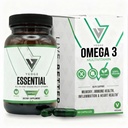 vedge Vegan Omega 3 Multivitamínico para Mujer y Hombre – Planta-Based Algal EPA & DHA + Vitamina B12, Vitamina D, K2, Magnesio, Zinc &amp; Selenium – 30-Day Supply – Non-GMO, Gluten Free, Made in USA