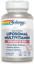 SOLARAY Multivitamina Liposomal para Mujeres 50 Plus, Ausorción Mejorada con Hierro, Vitamina D, Vitamina C, B12, Biotina &amp; Más, Apoyo Inmunitario &amp; Bone Health, Vegan, 30 Servimientos, 60 VegCaps