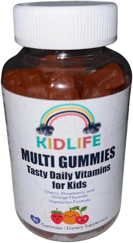 KJ3 Essentials KIDLIFE Daily Gummies- Vitaminas para Niños 90 Conde Vegan. Immune Support. Soft y Tasty