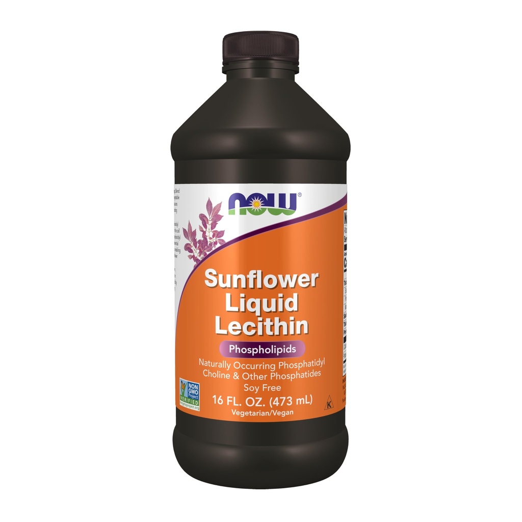 Ahora Foods Sunflower Liquid Lecithin, 16oz- 4 Pack by Now Foods