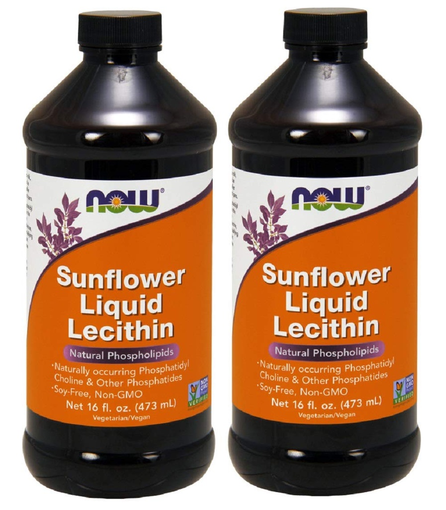 Ahora Foods Sunflower Liquid Lecithin, 16oz- 4 Pack by Now Foods