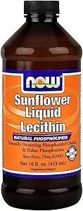 Ahora Foods Sunflower Liquid Lecithin, 16oz- 4 Pack by Now Foods