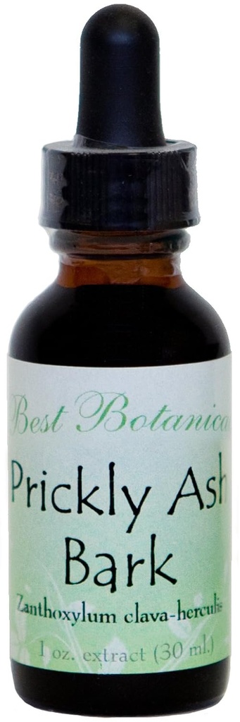 Los mejores botánicos Prickly Ash Bark Extract 1 oz.