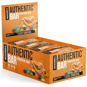 Tasty Meal Replacement Energy Bars w/ 16g Whey Protein Isolate, Natural Sugars from Pure Honey, Healthy Fat - 12 Pack