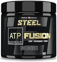 Suplementos de acero ATP-Fusion TEN Optimizado Absorción Creatina Monohydrate Workout Suplemento TEN Bloat Fórmula libre para la recuperación más rápida con polvo de monohidrato de creatina