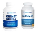Kidney Shield Support Omega 3 Kidney Cleanse Kidney-D Suplemento Vitamina D Bundle