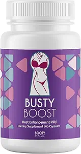 Busty Boost Breast Enhancement Pills - Enhancement & Enlargement Pills for Bigger Boobs & Growth. Natural Fenugreek, Saw Palmetto & Maca Formula. Fuller, Firmer Breasts in 1-2 Months – Made in USA