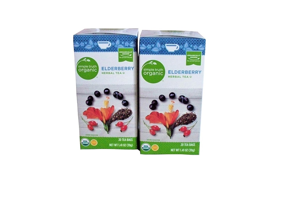 Verdad simple Elderberry Herbal Tea 20 ct (Pack of 2)