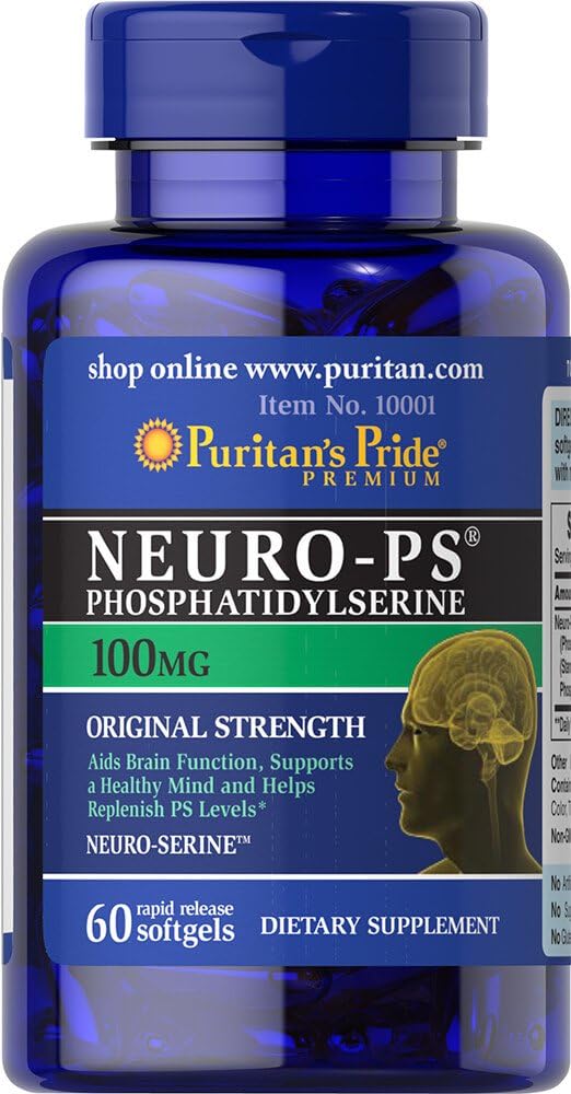 Pride Neuro-PS de Puritan (Phosphatidylserine) 100 mg-60 Softgels