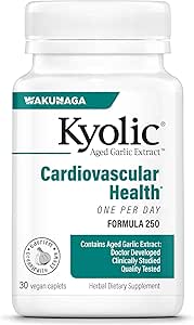 Extracto de ajo envejecido Kyolic Fórmula 250, Cardiovascular