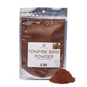 Herb To Body Yohimbe Bark Powder – 4 oz, Wildcrafted Dried Yohimbe Powder Sourced from Africa for Herbal Tea and Traditional Uses
