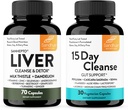 Sandhu's Liver Renew Cleanse Detox Support & 15 Day Gut Cleanse Support Supplement for Women & Men